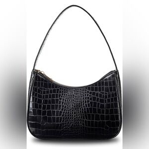 NWT Cute Hobo Bag Tote Handbag, AVAILABLE IN BLACK OR CROCODILE GREEN